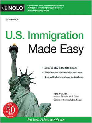 cover image of U.S. Immigration Made Easy